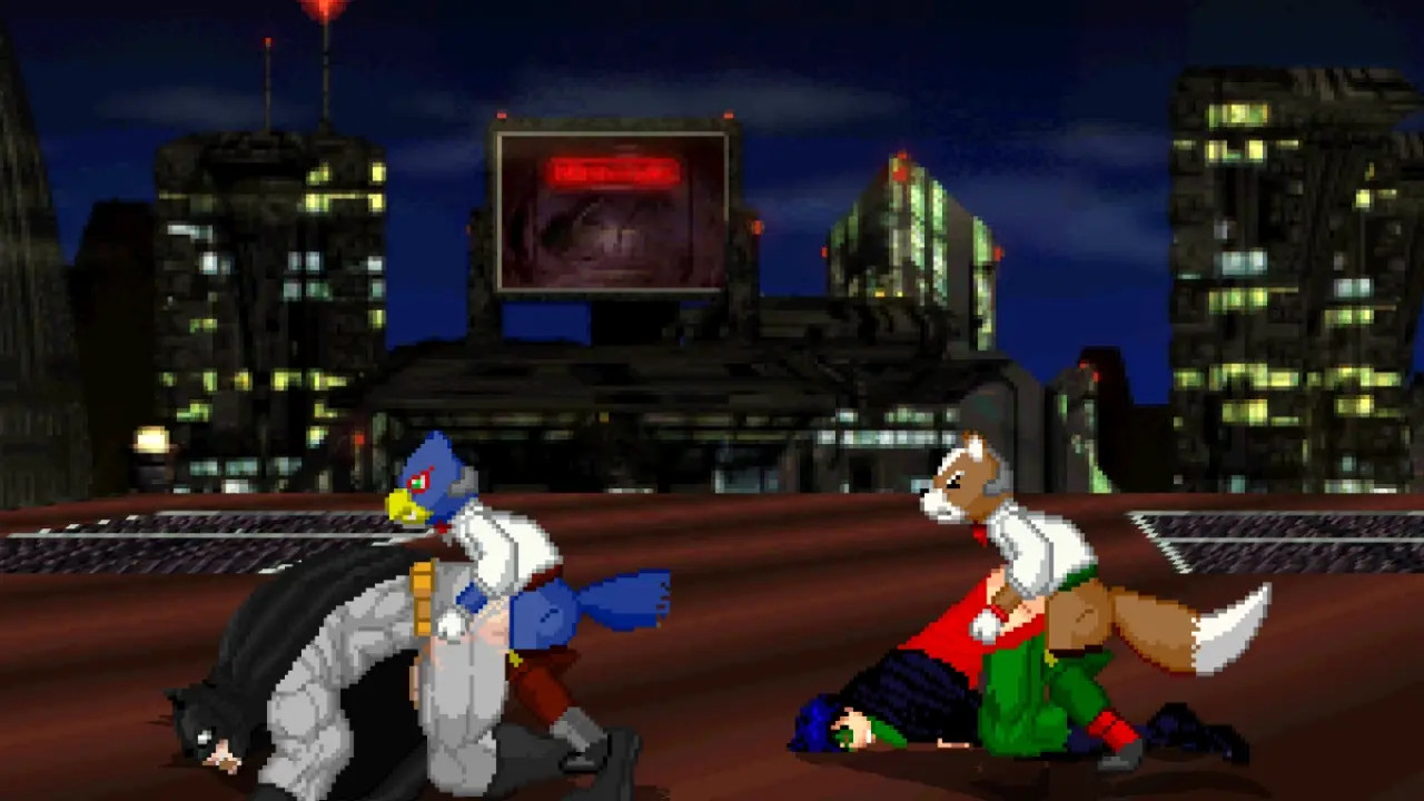 MUGEN#58: Batman & Robin X Fox McCloud & Falco Lombardi