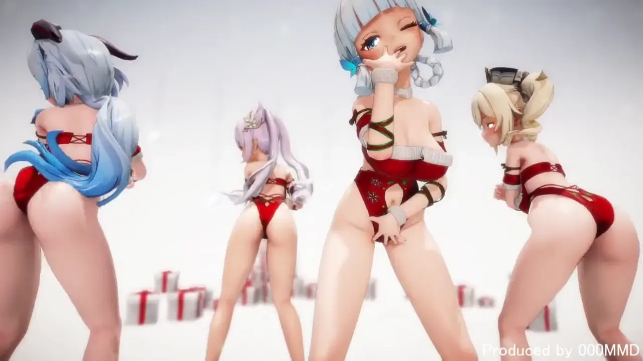 【Genshin Girls MMD】LAYSHA - PINK LABEL (R18)