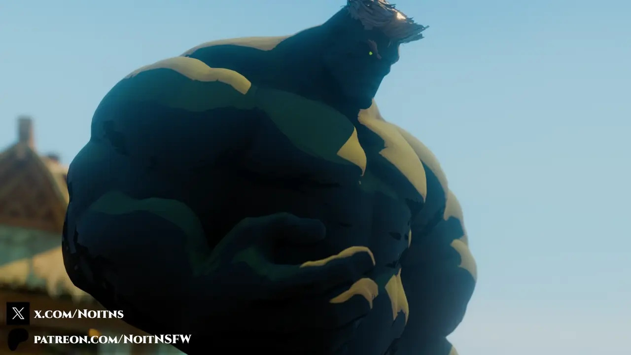 Black Widow Tries to Calm the Hulk (NoitNS)