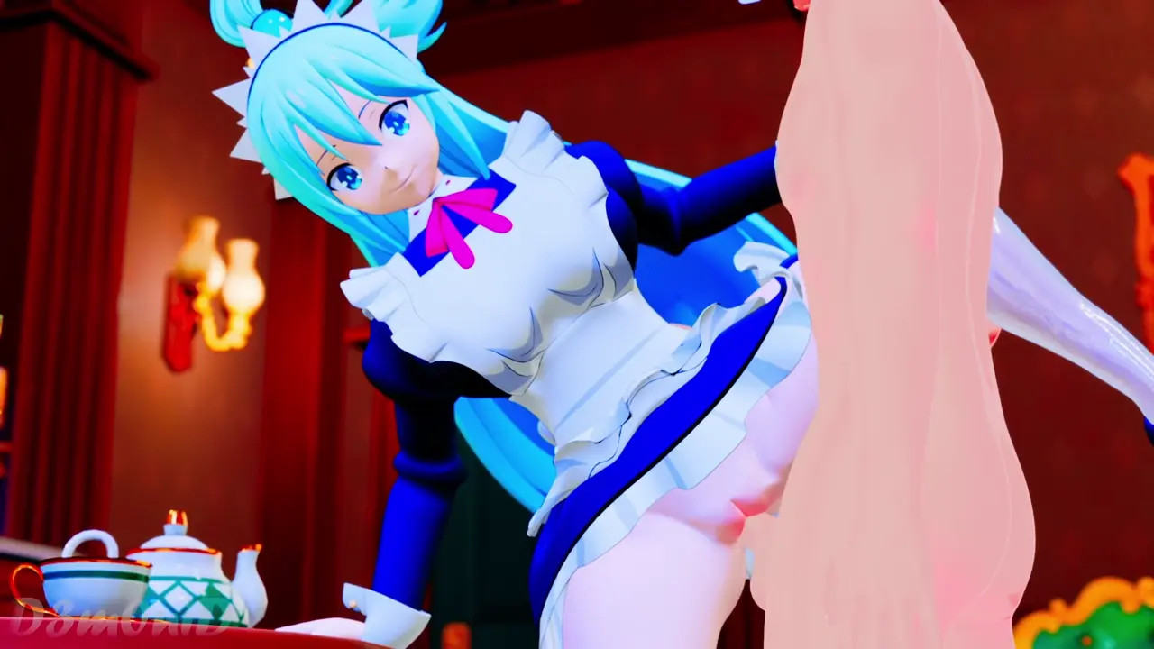 Your maid brought you breakfast Aqua KonoSuba