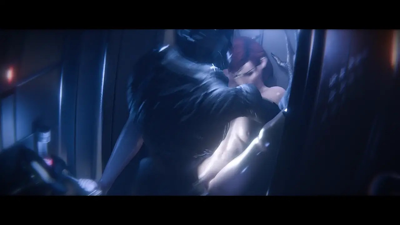 Shepard x Turian (Nude)