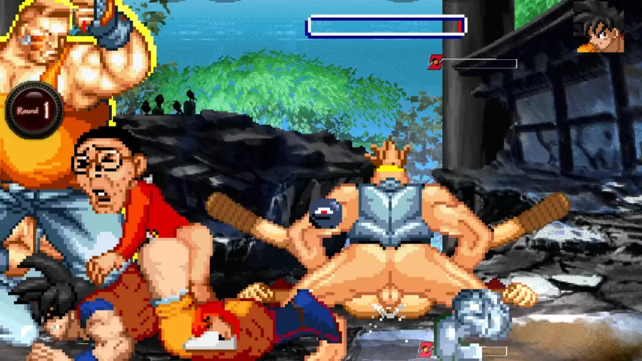 MUGEN Request#158: TOBF Fucks Luffy & Son Goku