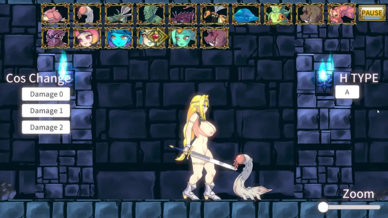The Elven Swordswoman and the Den of Lewd Beasts