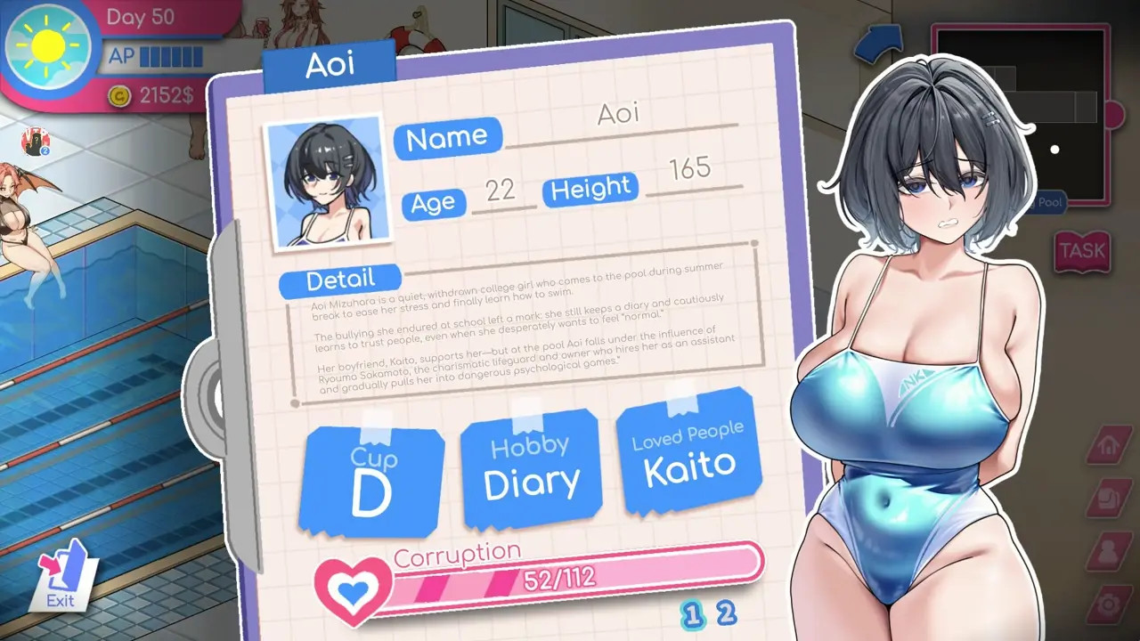 Slutty Big Tiddies NTR GF training