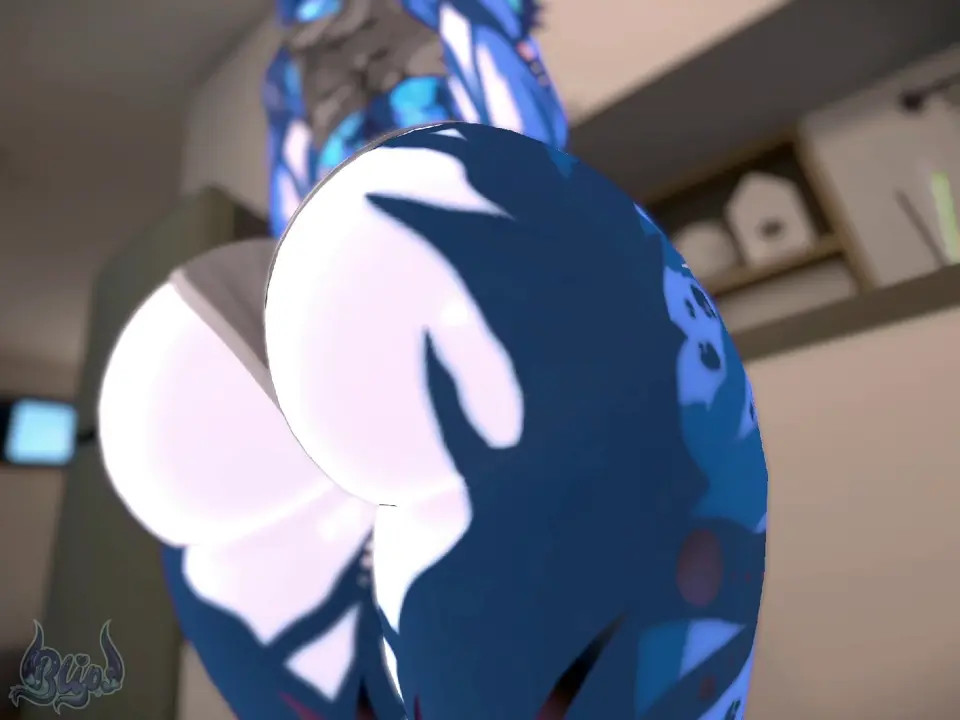 BlipsVR - Lewd Furry MILF Gets Ass Expanded In The Kitchen