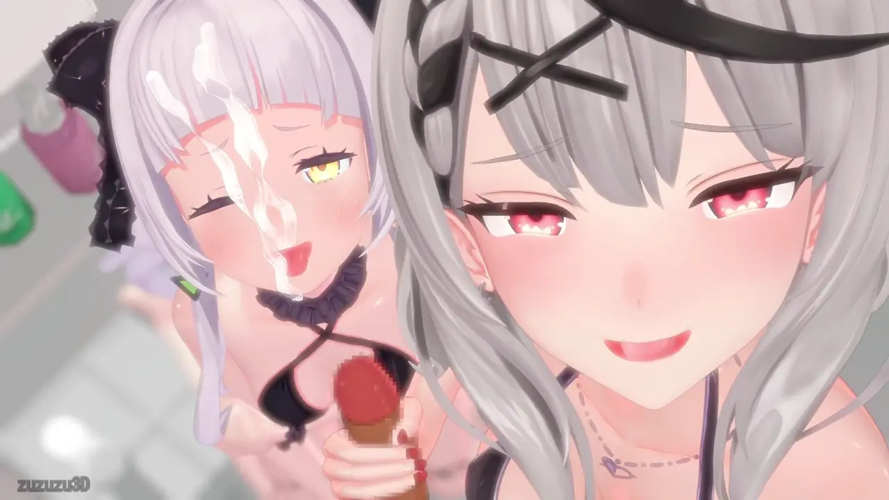 Murasaki Shion & Sakamata Chloe_Hololive [Zuzuzu3D]