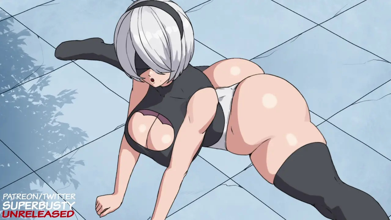 2B Rides Human with Split Legged Reverse Cowgirl (SuperBusty)