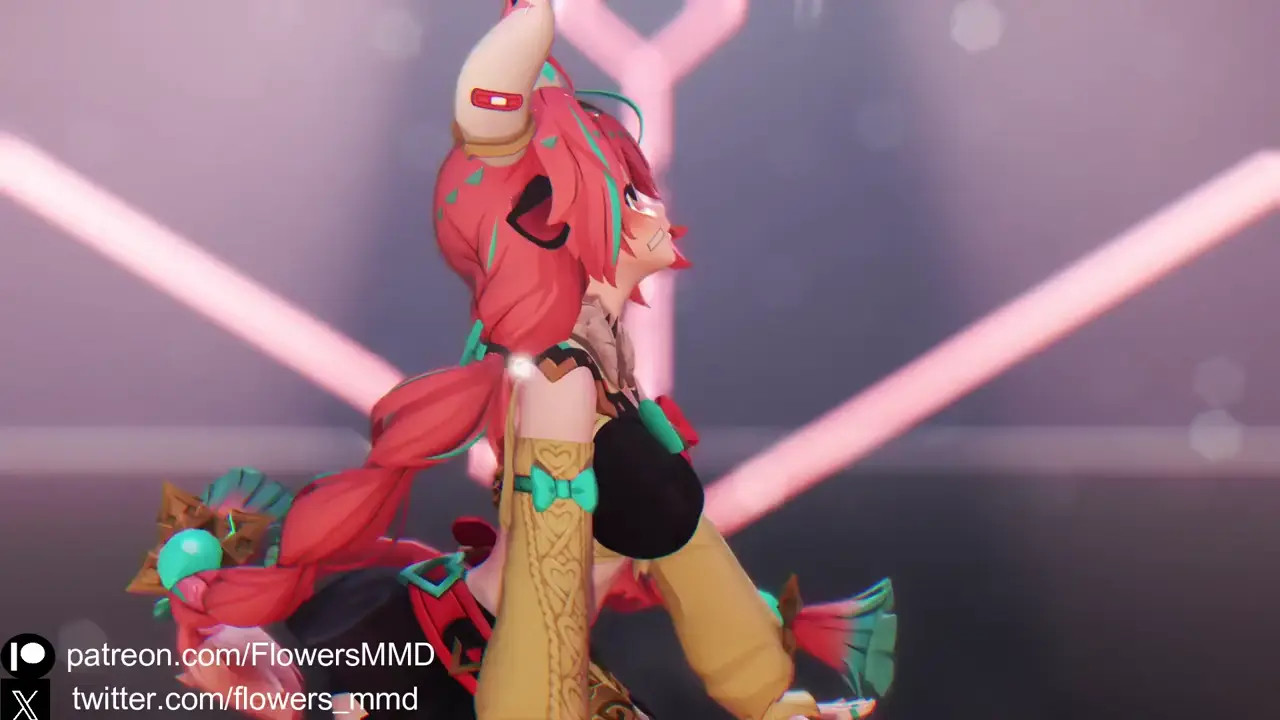 (Genshin MMD) Varesa - Stress (R18)