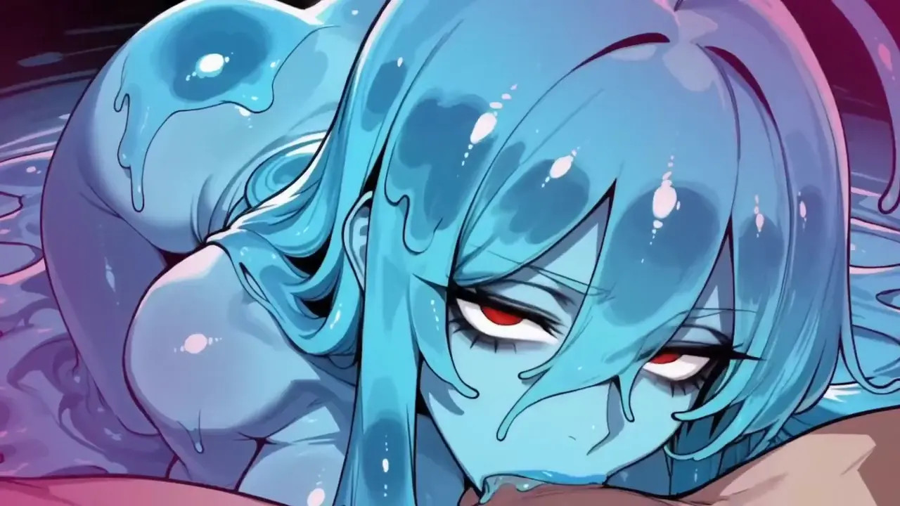 Slime blowjob pov