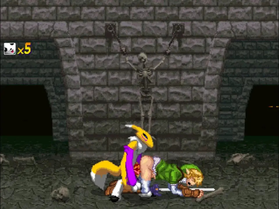 MUGEN Request#168: Renamon Fucks Link
