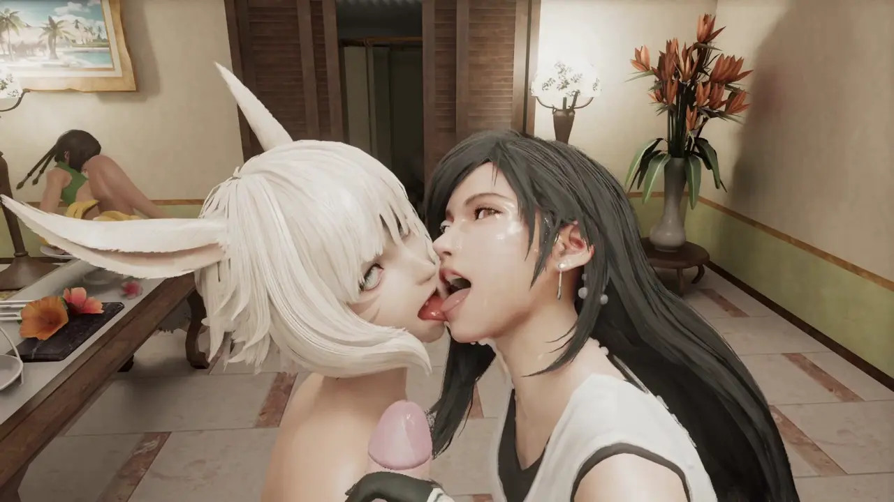 Tifa and Y'shtola's Facial