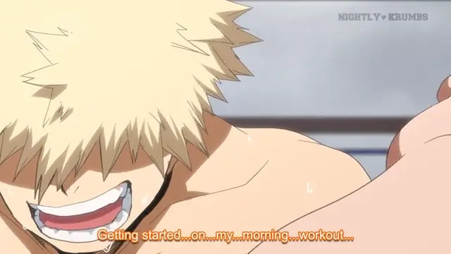 Bakugo fuck ochako