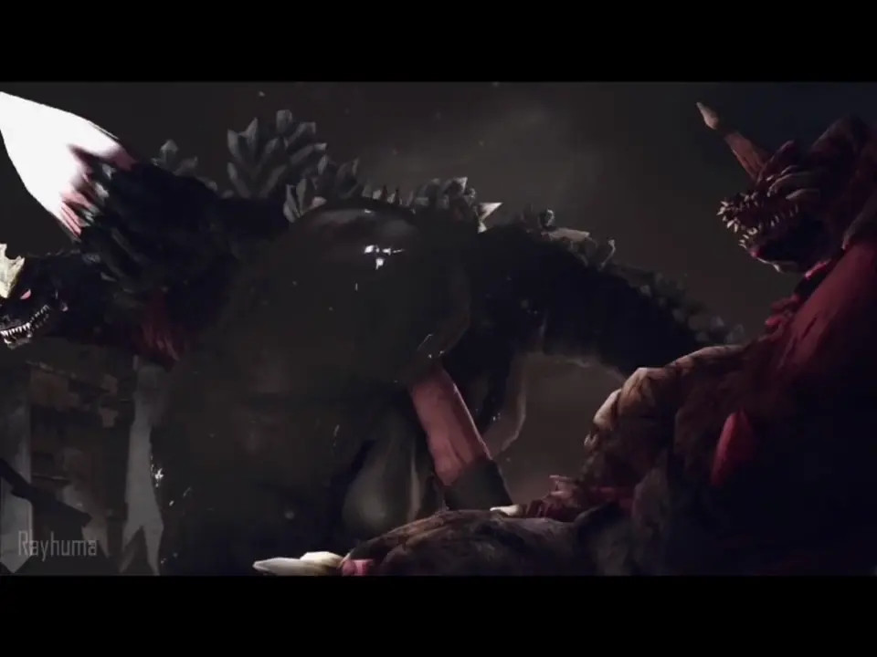 Space Godzilla x Destoroyah by Rayhuma [Sound Edit]