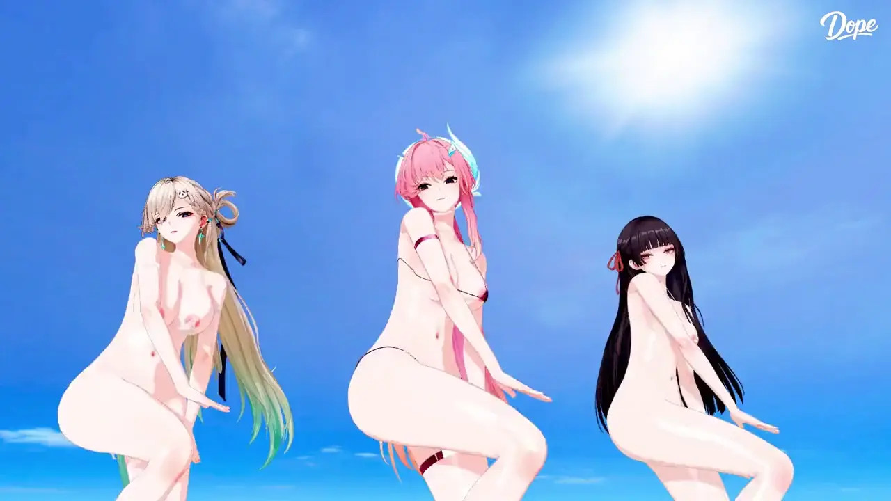 [[WuWa MMD] (Aemeath, Chisa, Lynae) LOONA - "PTT" dance (R18)
