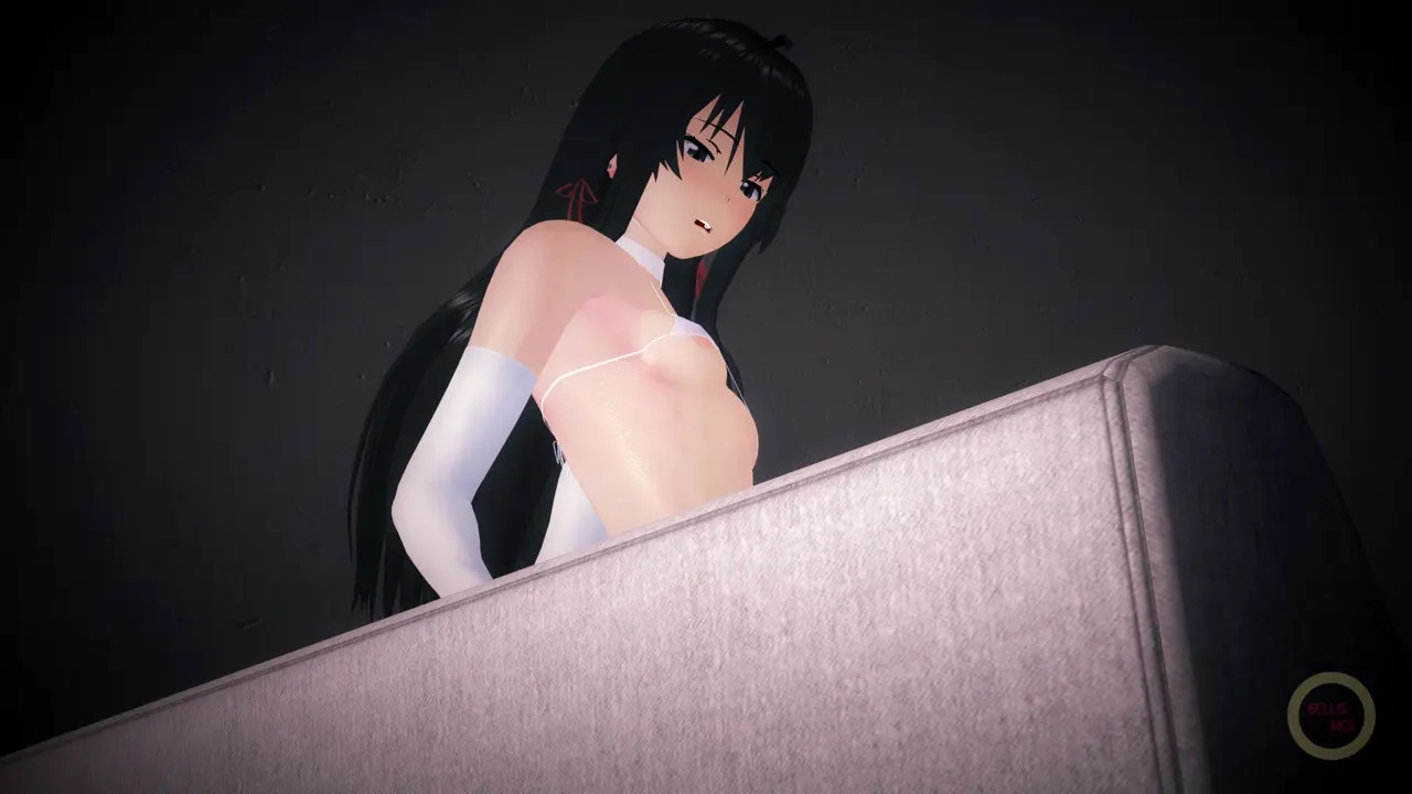 Yukino Crossed legs loop { Observer_BellisAD }