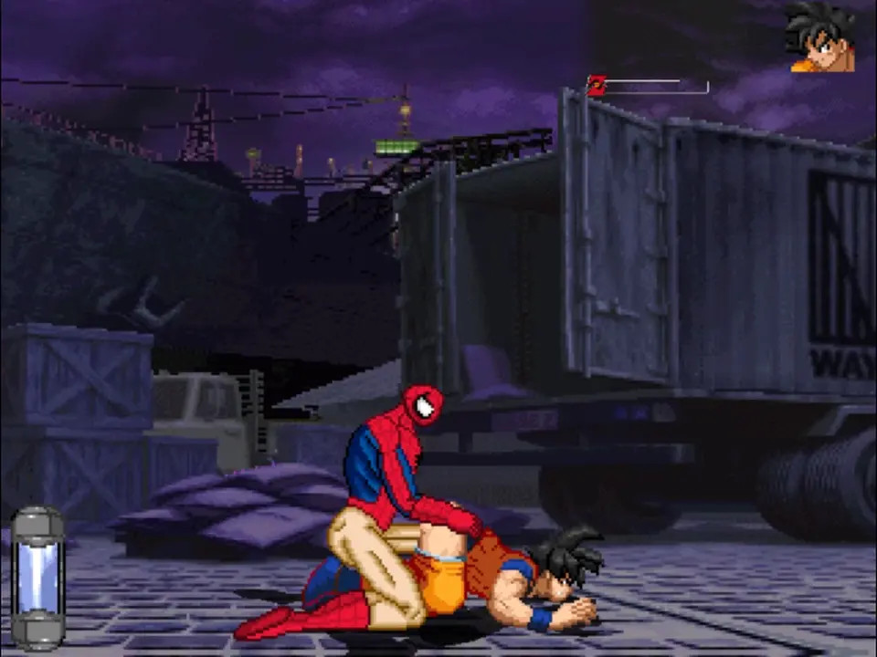 MUGEN Request#176: Spider-Man Fucks Son Goku