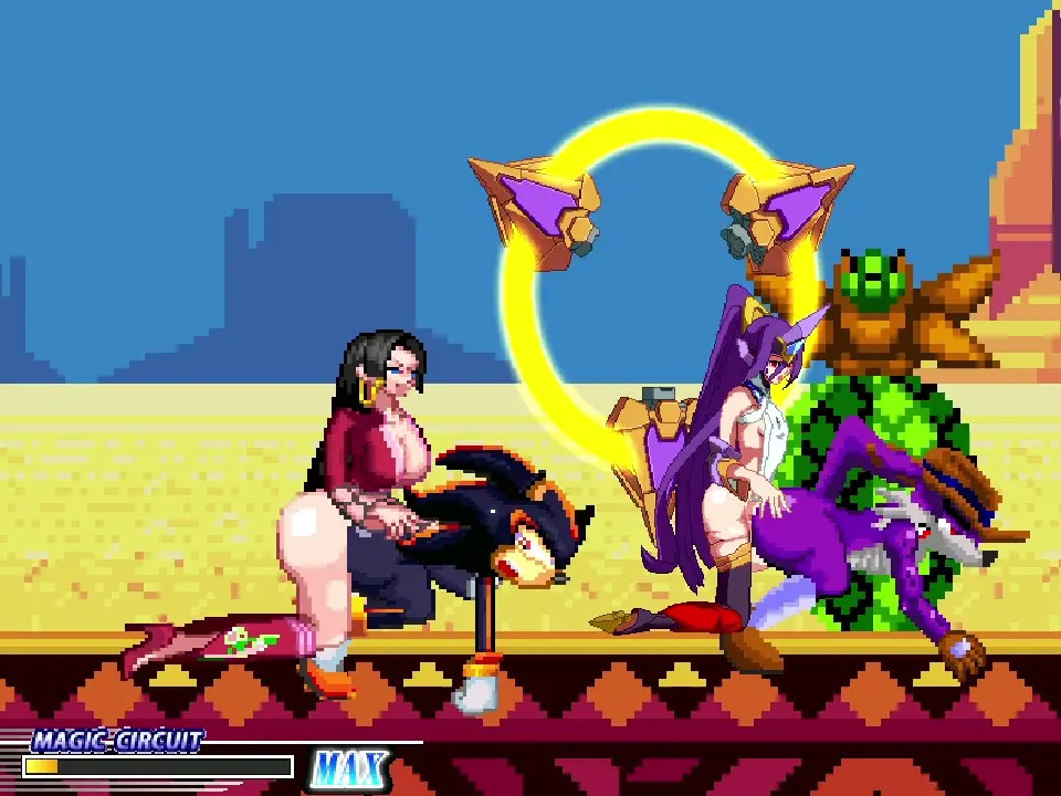 MUGEN: Hades Izanami & Boa Hancock fucks Fang & Shadow