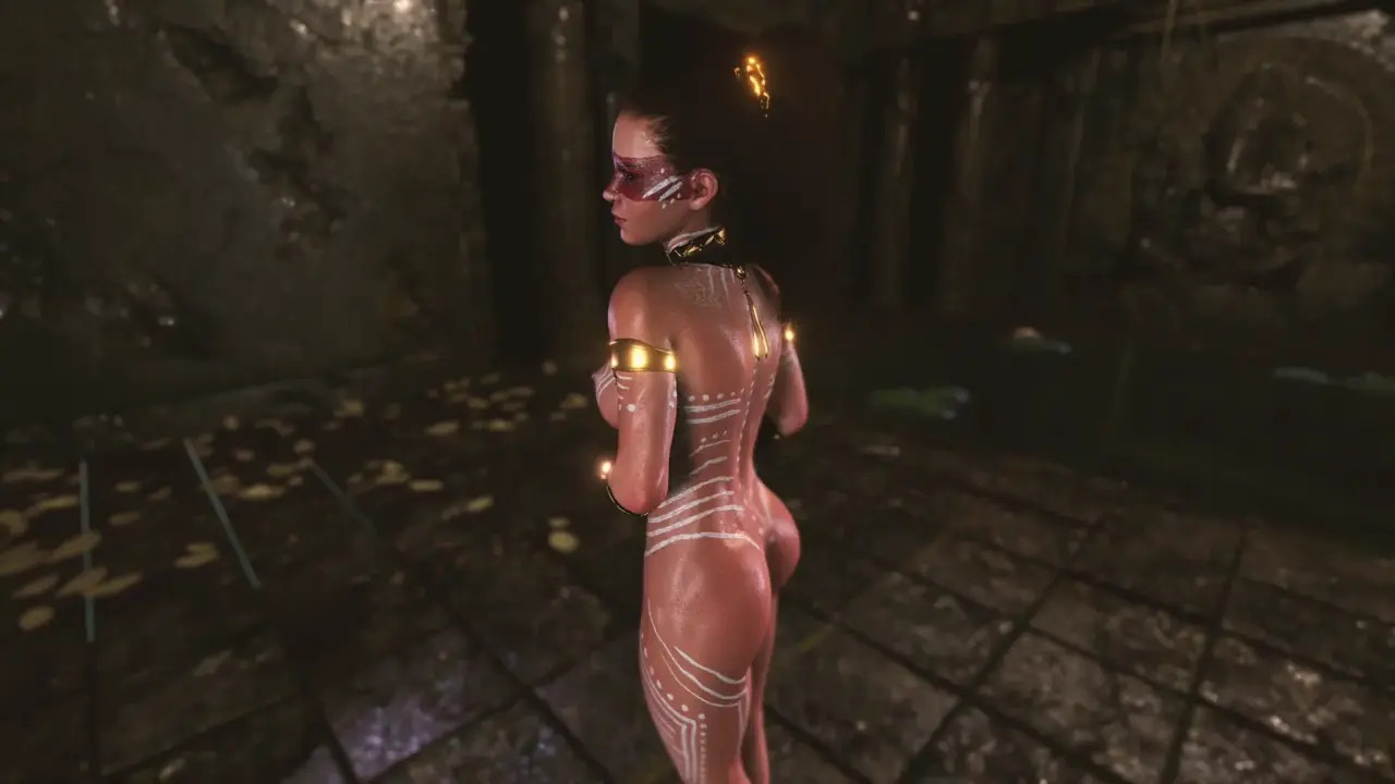 Unlucky buxom Lara Croft captured by natives and forced into sexual slavery