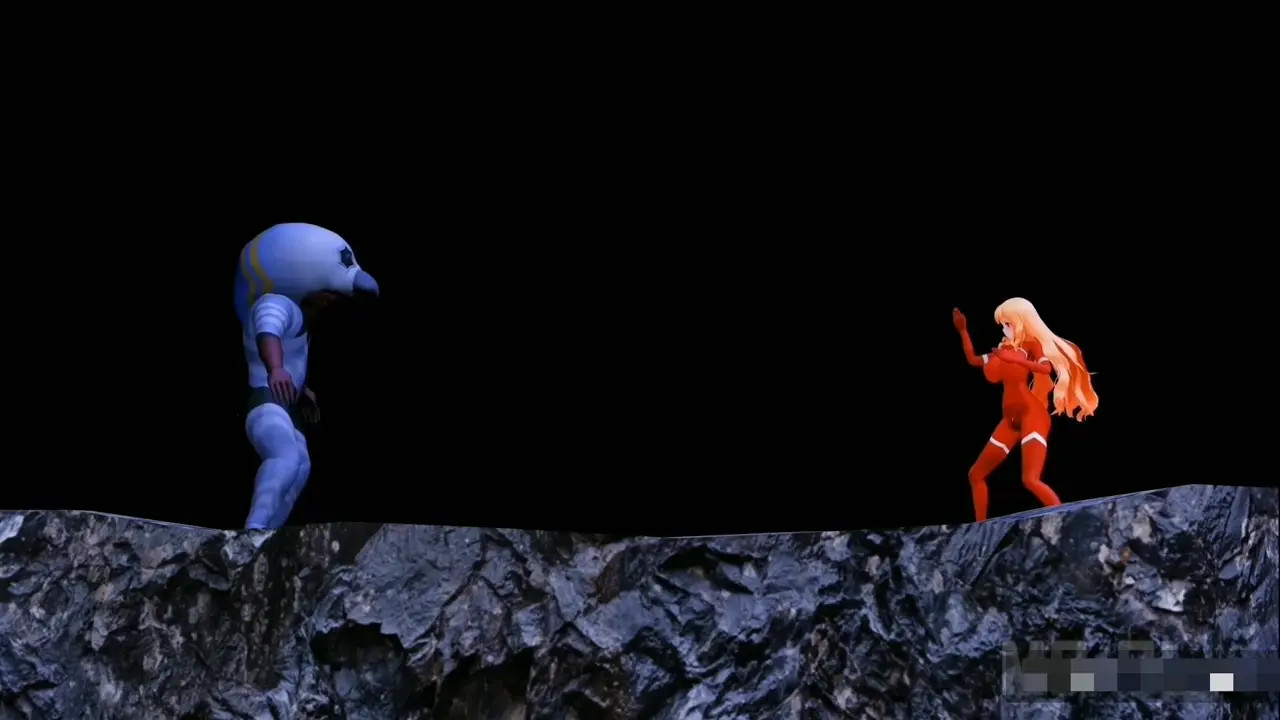 UV Mia Vs The Gattsu Aliens [MP-7L] [ENG-SUB]