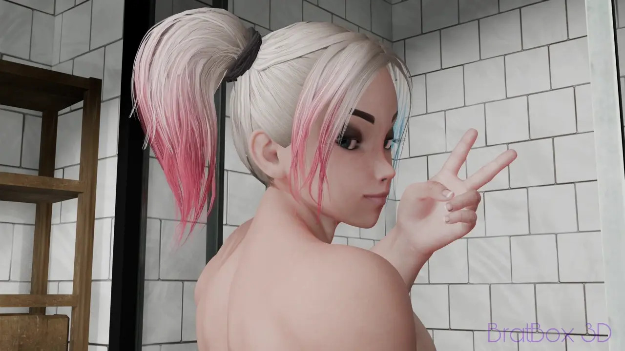 Harley Quinn Femboy Cosplayer Twerking