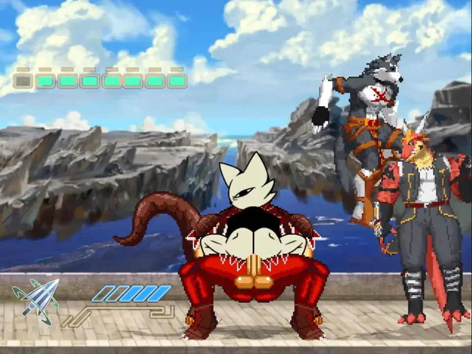 MUGEN Request#182: Yi & Othello X Delga & King of Dinosaurs