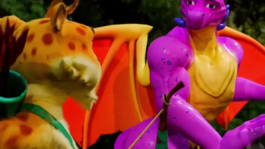 Spyro X Hunter - Hunter / Gatherer