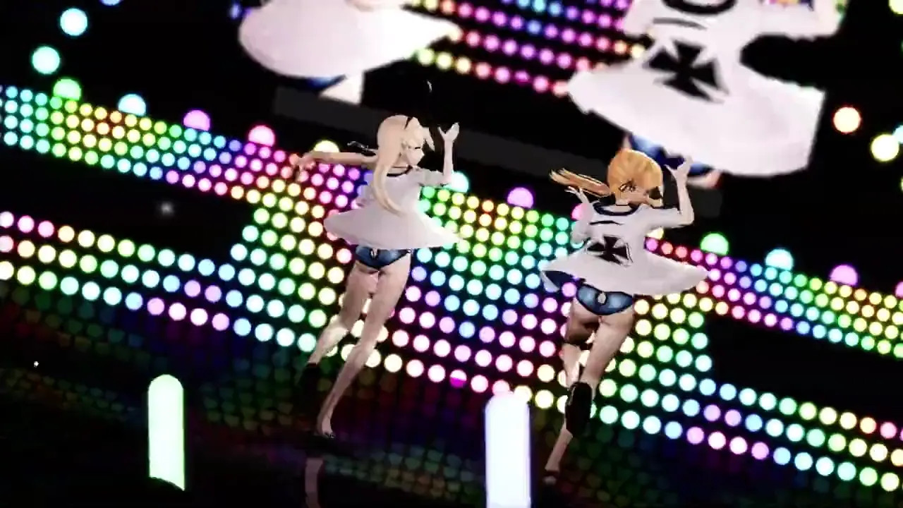 Shimakaze & Prinz - Heart Pie Dancehall [MMD] MuR18