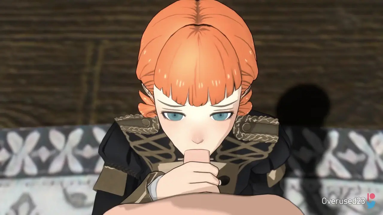 Annette Blowjob [Fire Emblem] clothed