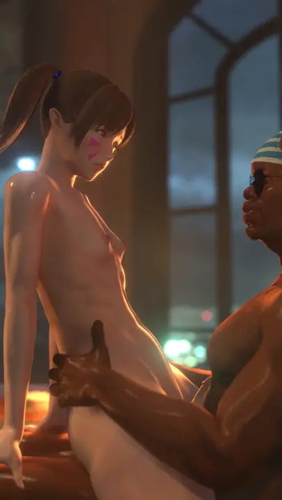 Femboy d_va especially loves big-penis brothers