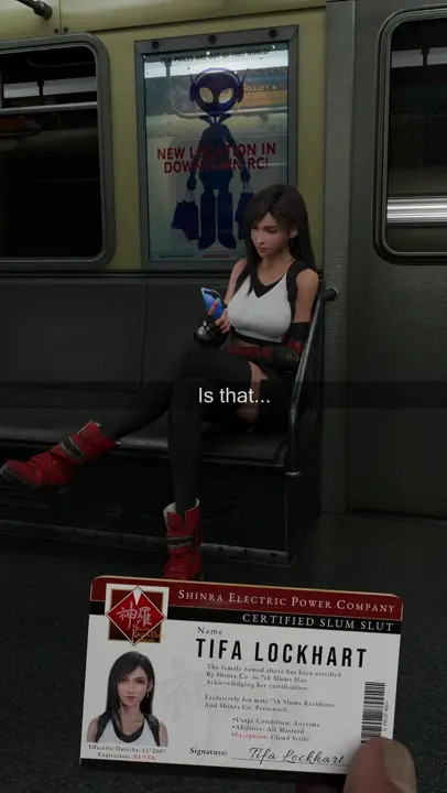 I found Tifa [HanadaIru] black