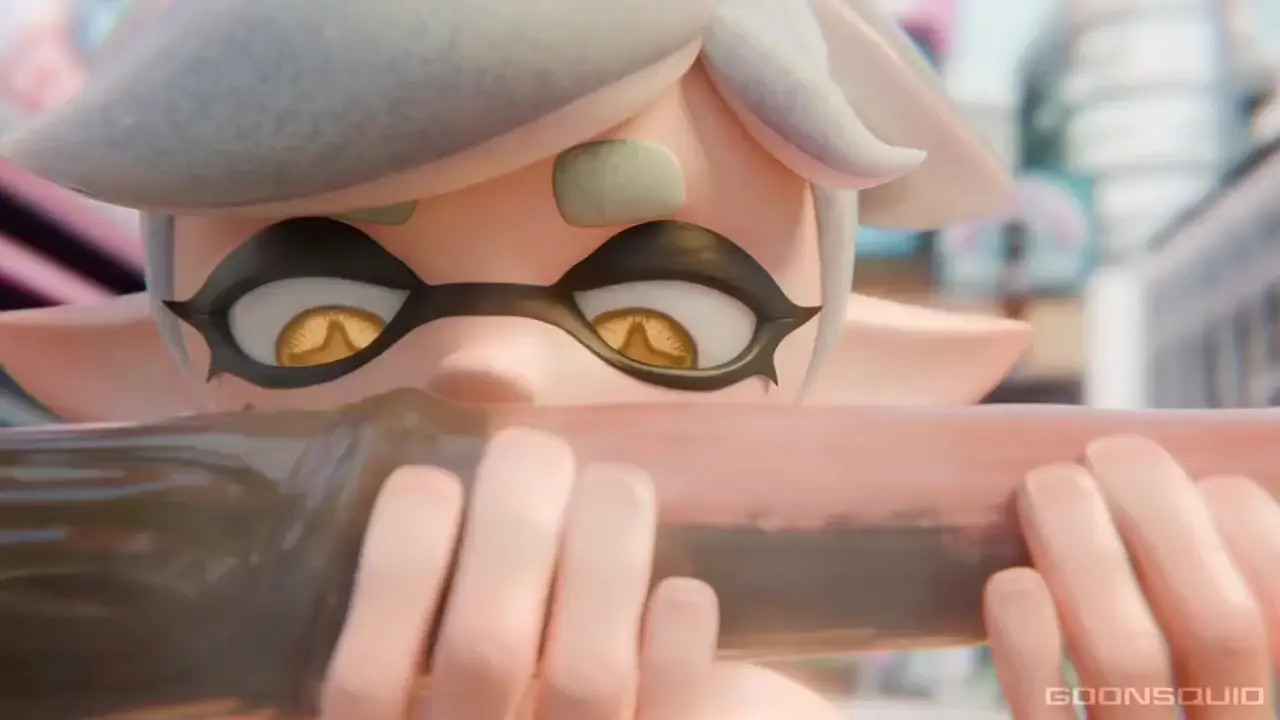 Marie smelling penis (Goonsquid)