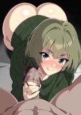 Akina Clothed Handjob