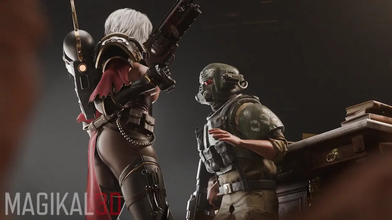 Sister Lacrima saves a Guardsman
