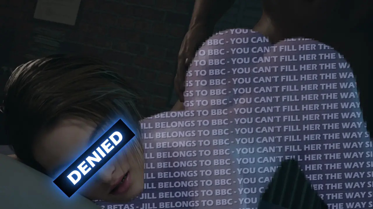Jill Valentine Doggystyle BLACKED [Beta-Safe: Mosaic] (Request)