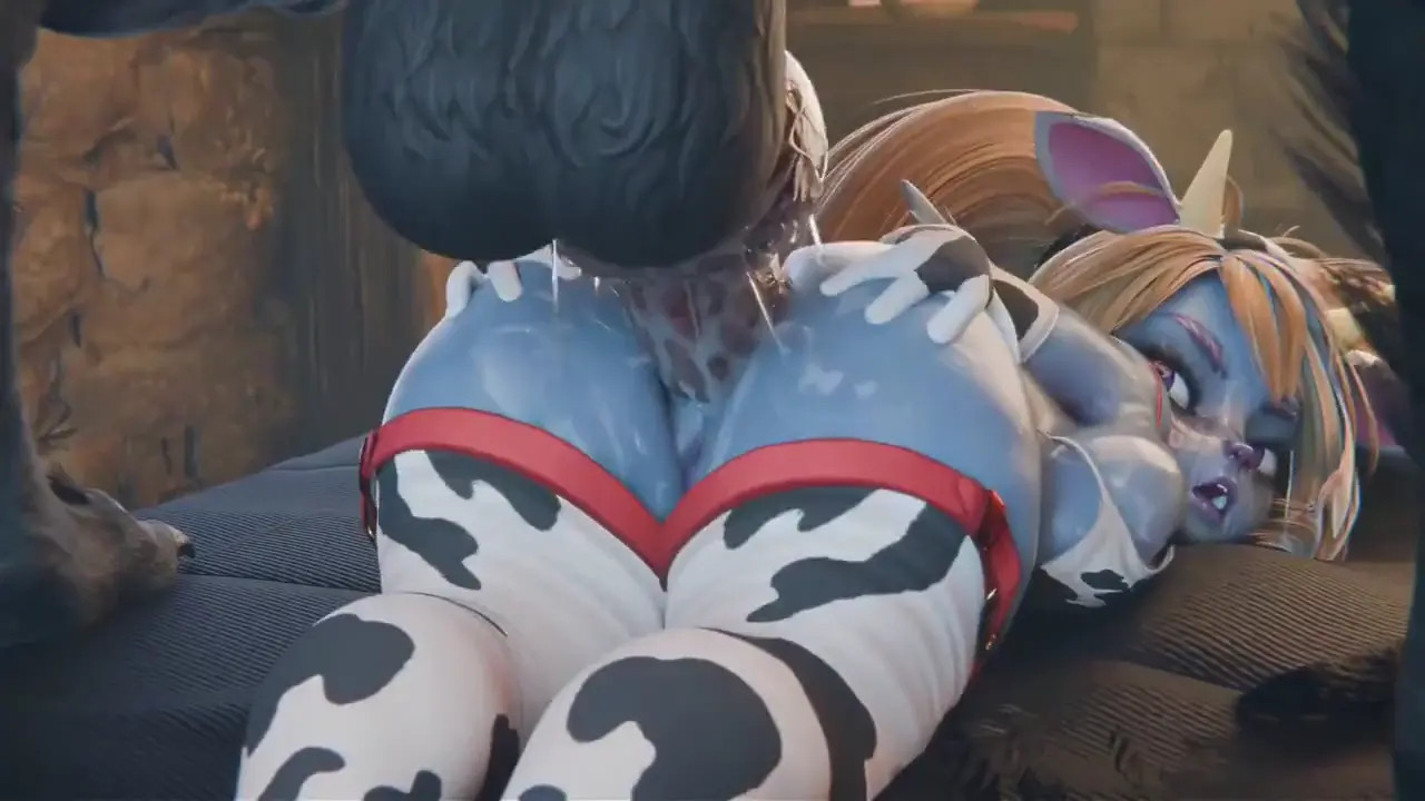 Poppy doggstyle cumming (Rekin3d)