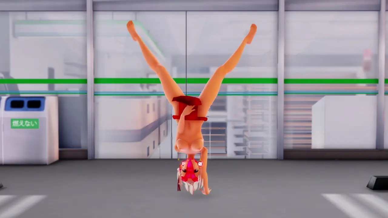 Chisato Hypnotized Handstand & Dance!