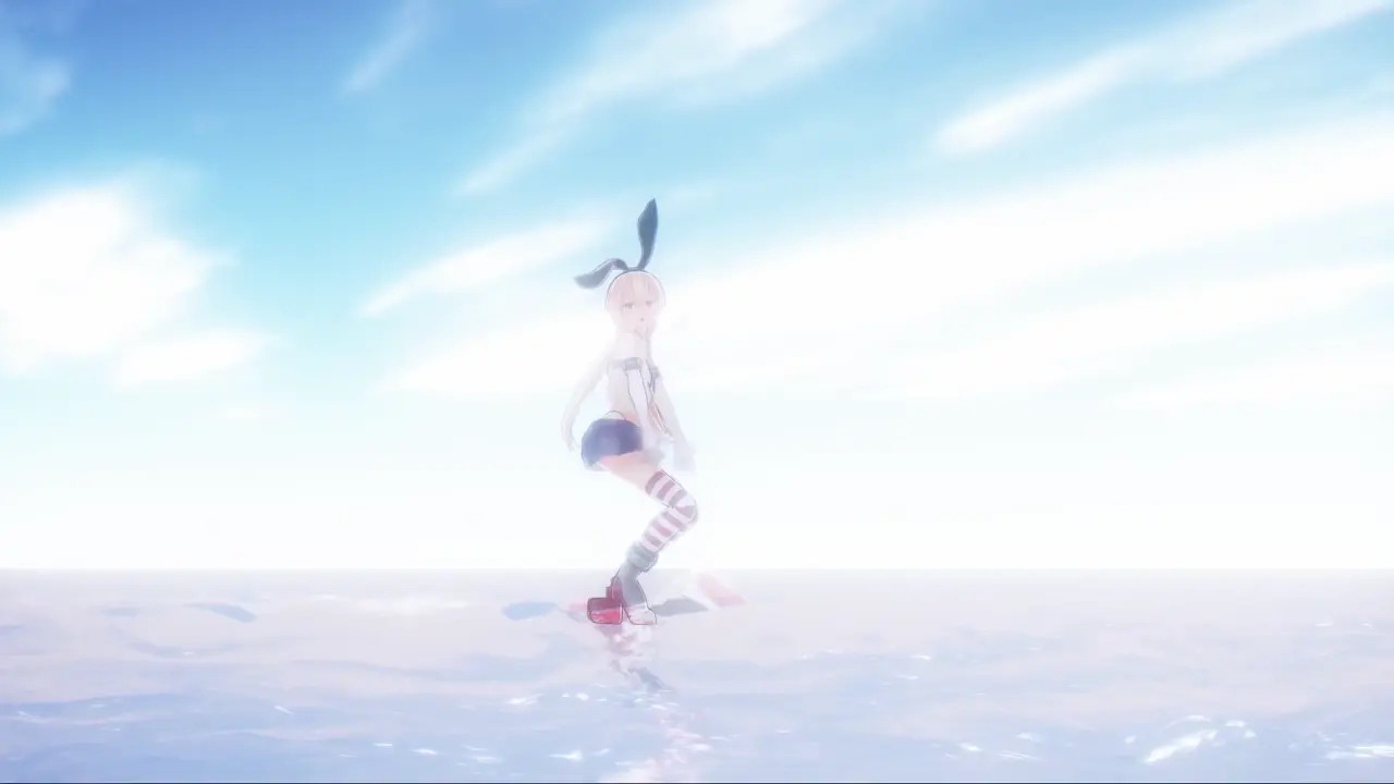 Shimakaze - Short Hair [MMD] Iwayen