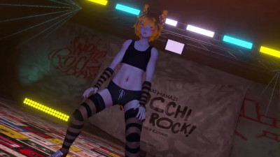 Femboy public bar dance