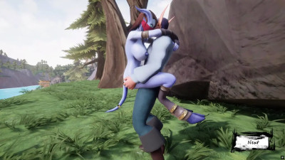 Masked Draenei fucked