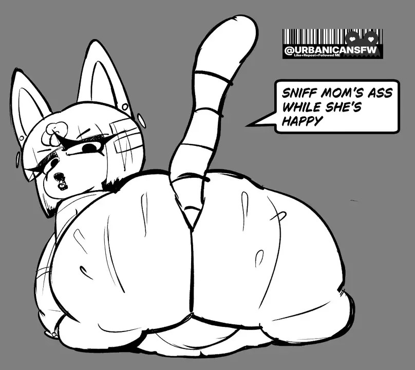 Dommy Mommy Ankha (Animal Crossing) Loop Animation with Sound