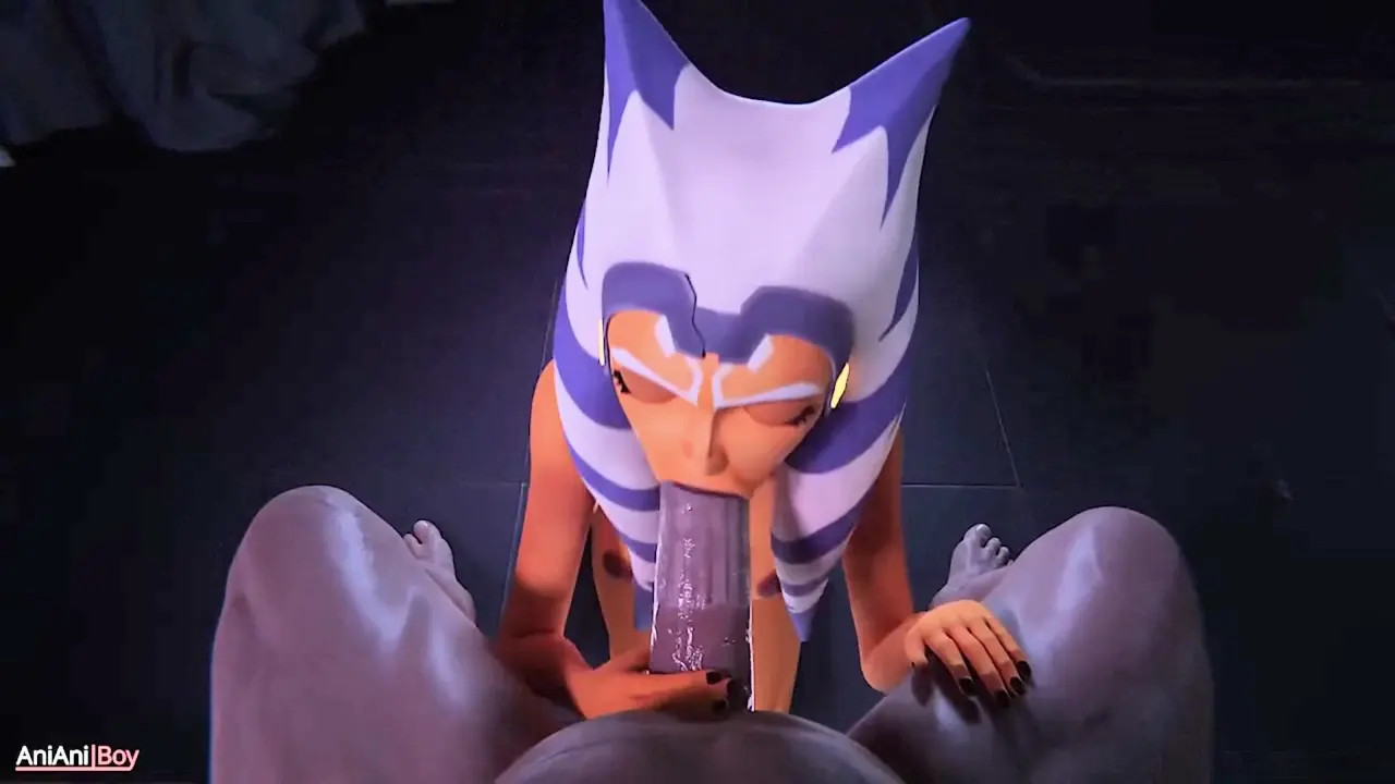 Naughty Ahsoka Sloppy Blowjob