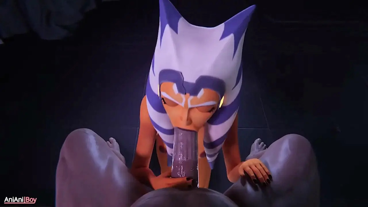 Naughty Ahsoka Sloppy Blowjob
