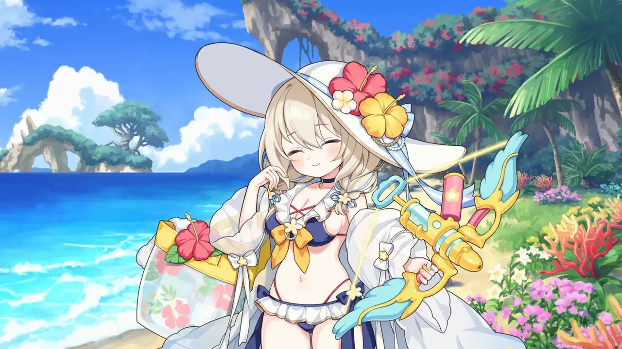 Dot Abyss - Nina (Swimsuit) Scene 1