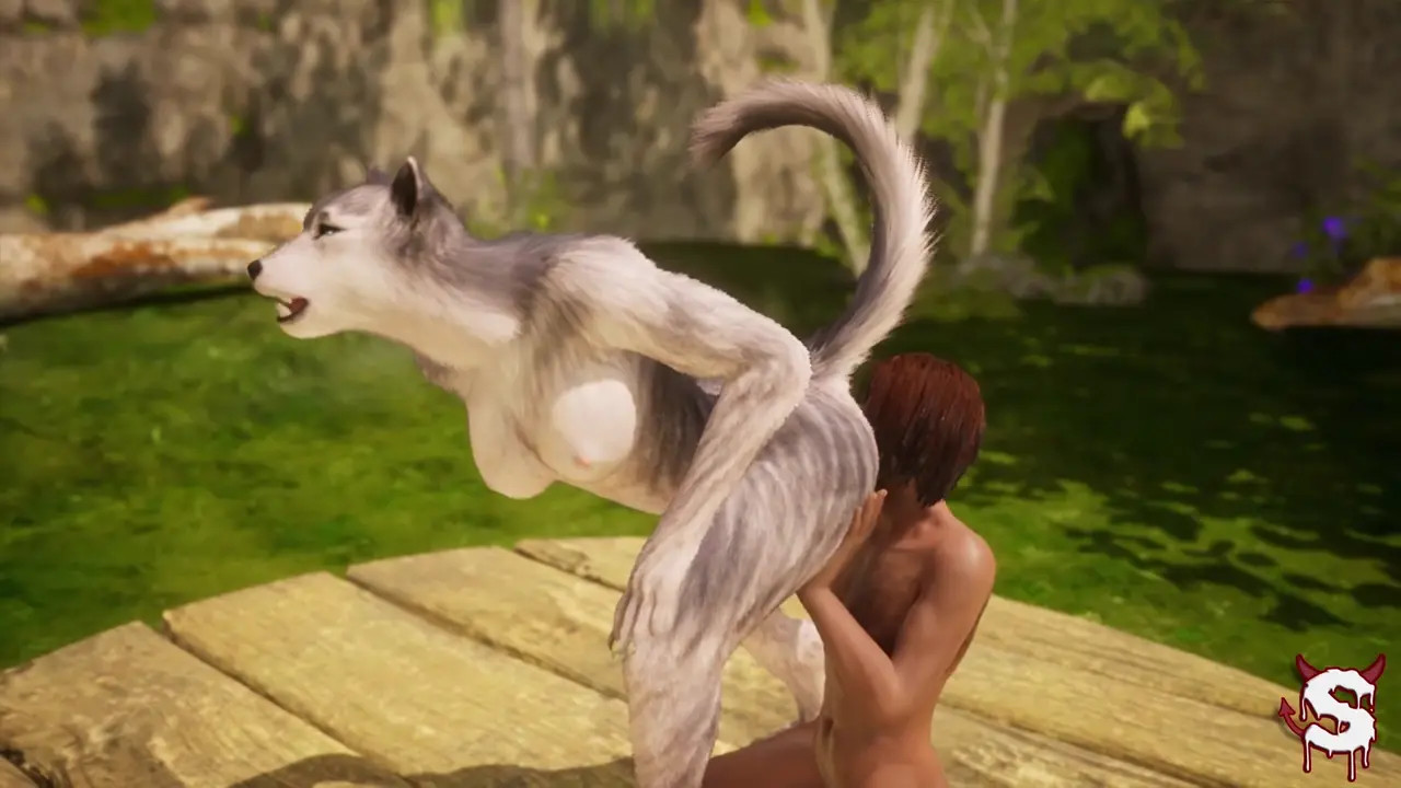 Sexy furry babe gets fucked hard