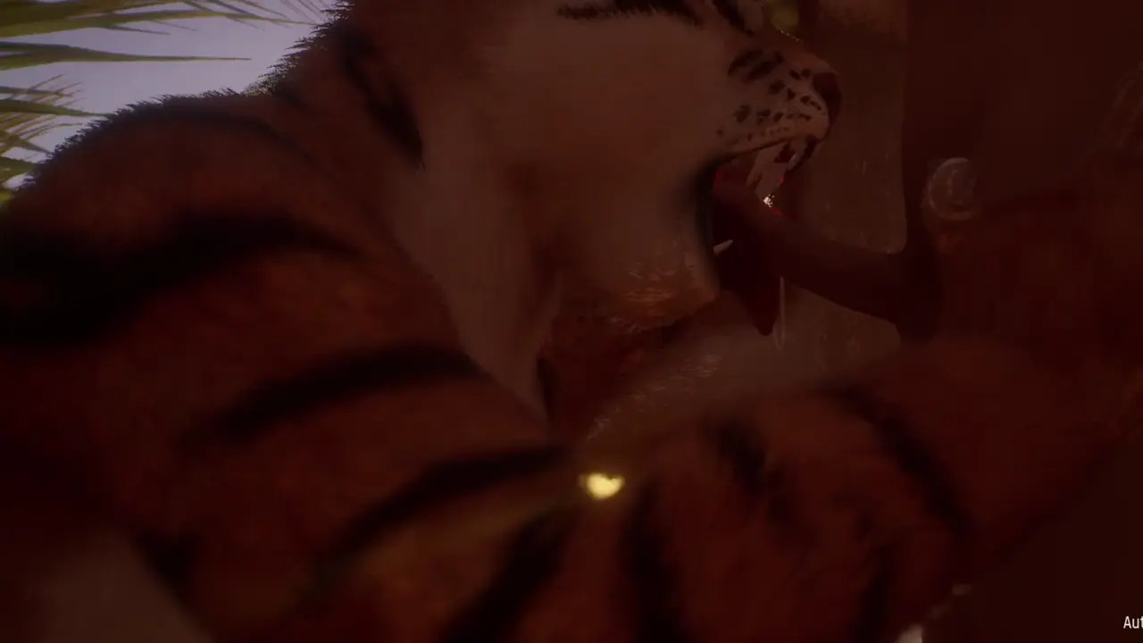 Female Tiger Orgasm – (Cum Inside)