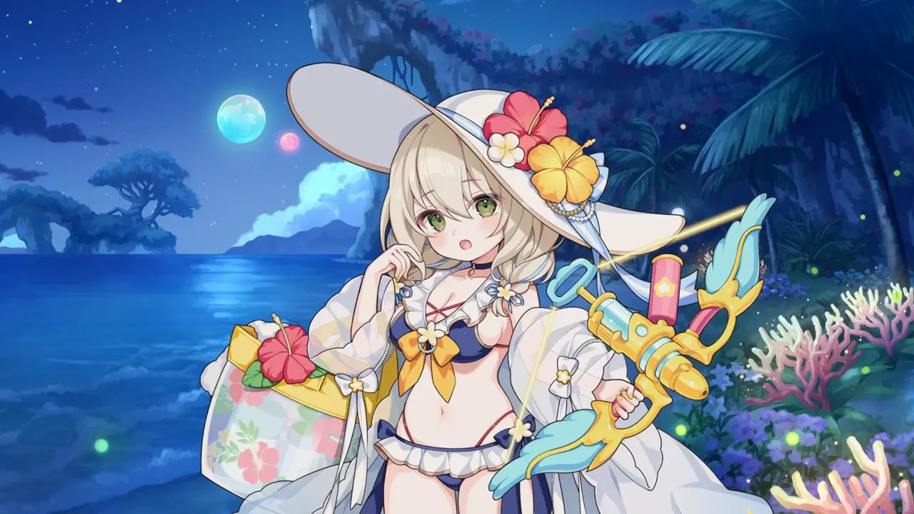 Dot Abyss - Nina (Swimsuit) Scene 2