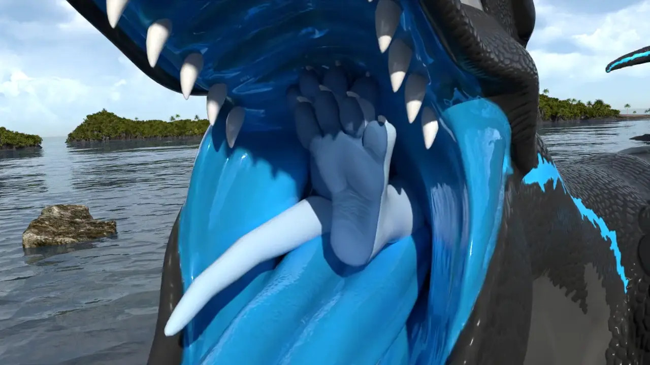 Oral vore by zairiza