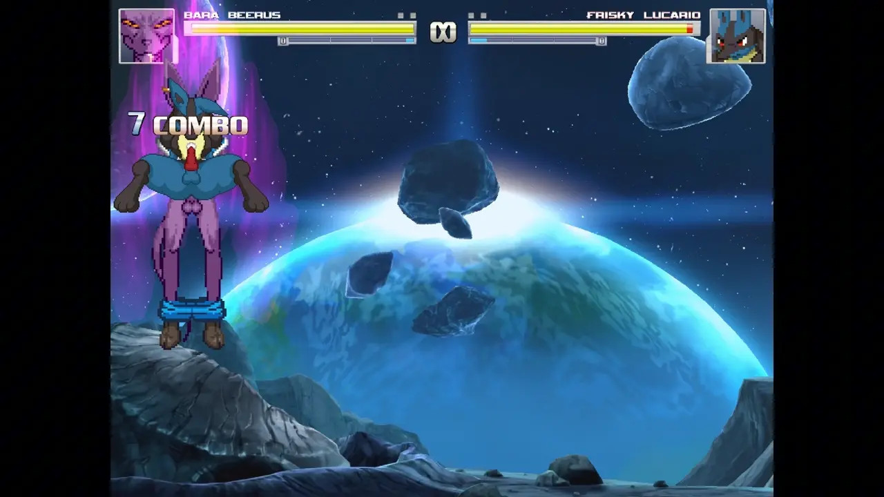 Lucario vs Lord Beerus MUGEN