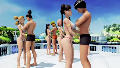 Call on me, Naruto group sex.