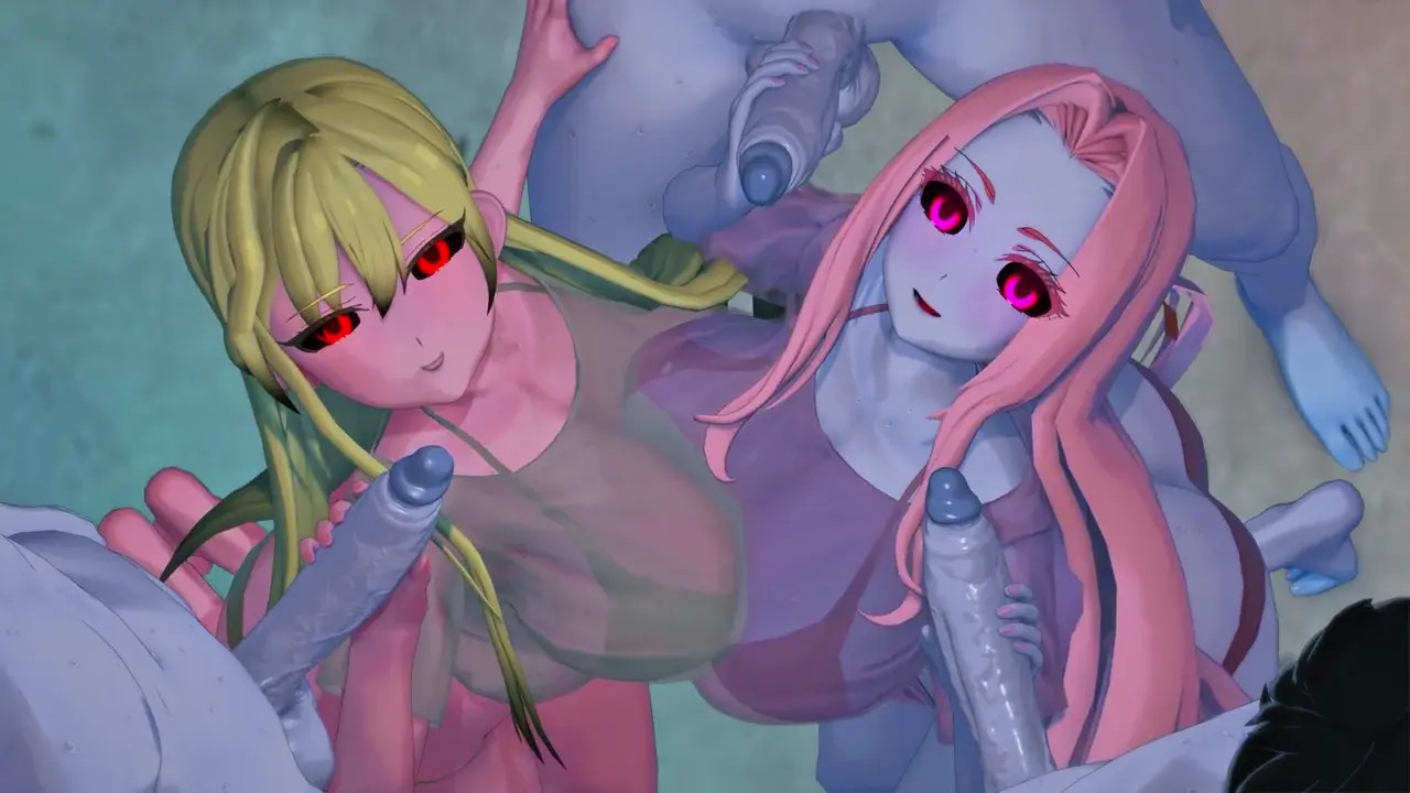 Eiai Nano X Utsukushisugi Mimimi Gangbang (Demon Version)
